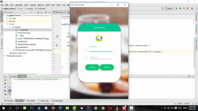 UI&UX Design , Animation And Material design In Javafx – Screenshot 1