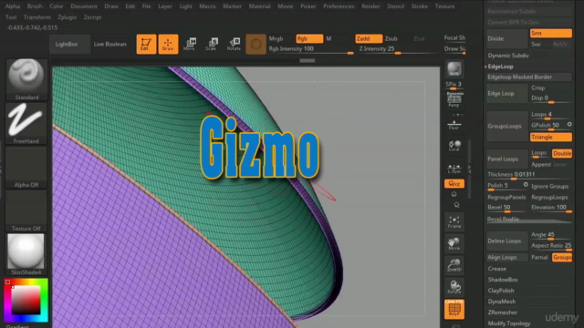 Hard Surface Modelling in Zbrush (Deutsch) - Screenshot_04