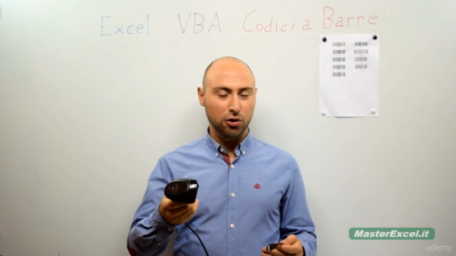 Corso di Excel: Gestione con Codici a Barre – Screenshot 1