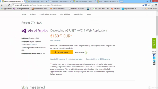 ASP.NET MVC 4 : De l'initiation à la certification 70-486 – Screenshot 4
