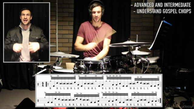 Advanced 32nd Note Chops - Gospel Chops Masterclass II – Screenshot 1