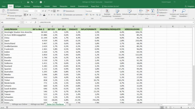 Excel Power Query - Excel Daten abrufen und transformieren! – Screenshot 3