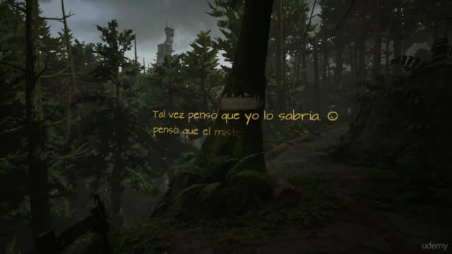 Curso de diseño narrativo y guión de videojuegos – Screenshot 2