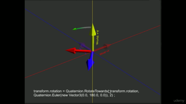 Formation Maths pour Unity3D : Verteurs et Quaternions ! – Screenshot 1