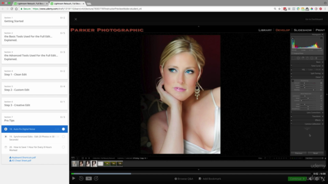 Lightroom Portrait Beauty Retouch - Full Edit & Workflow - Screenshot_03