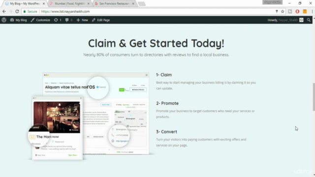 How to Create a Listing or Directory Website with WordPress – Screenshot 1
