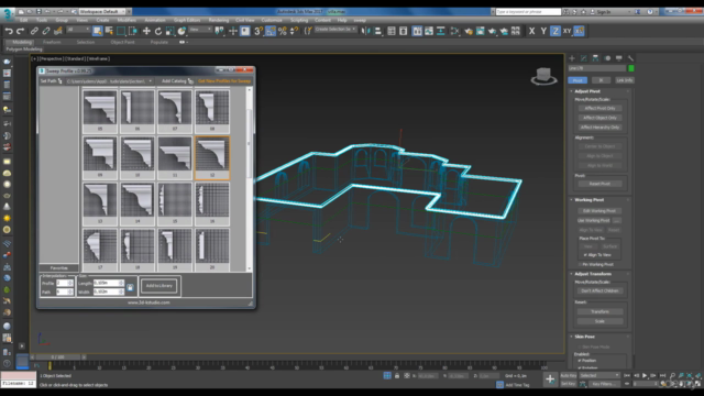 Master 3ds max 3D Modeling by making THE VILLA from A to Z – Screenshot 4
