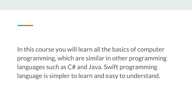 Swift Programming For Beginners - No Programming Experience – Screenshot 2