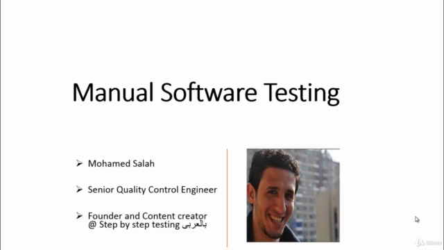 Learn Manual Software Testing In Arabic. – Screenshot 1