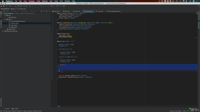 Komplettkurs: Durchstarten mit Sass / SCSS – Screenshot 3