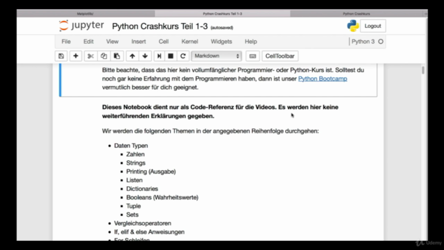 Python für Data Science, Machine Learning & Visualization – Screenshot 2