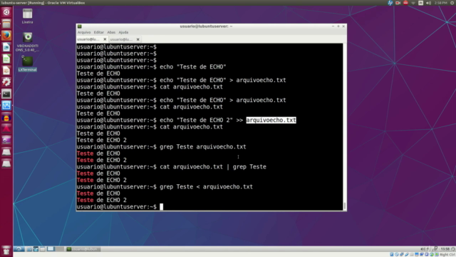 Terminal Linux, Shell Scripting e Gerenciamento de Redes – Screenshot 2