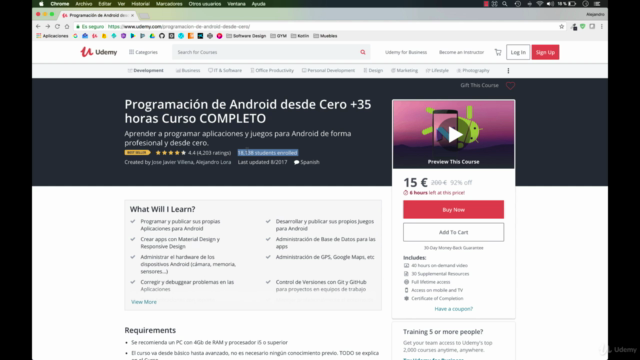 Aprende a programar Android con Kotlin + Firebase + Google – Screenshot 2