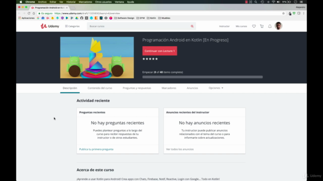 Aprende a programar Android con Kotlin + Firebase + Google – Screenshot 3