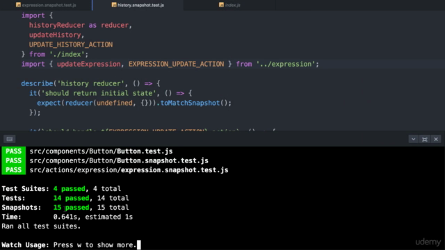 React and Redux Masterclass – Screenshot 2