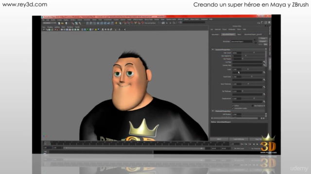 Creando personajes cartoon 3D en Autodesk Maya y ZBrush – Screenshot 3