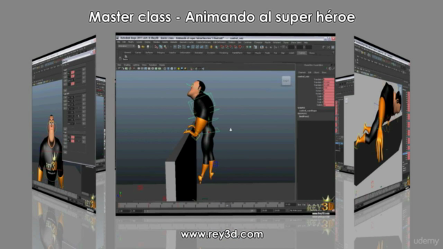 Animación de personajes 3D con Autodesk Maya – Screenshot 2