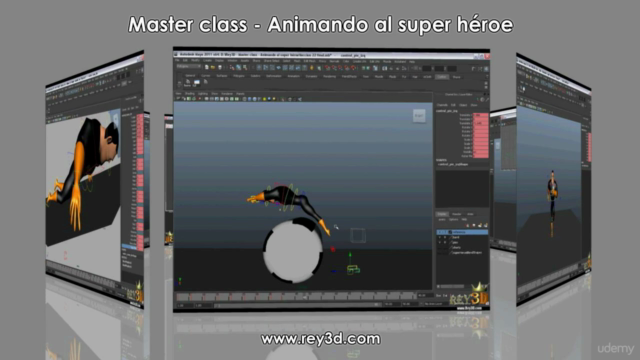 Animación de personajes 3D con Autodesk Maya – Screenshot 3