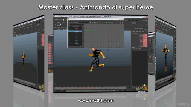 Animación de personajes 3D con Autodesk Maya – Screenshot 4