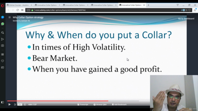 Advance Collar Options Trading for Dummies with Live Trading – Screenshot 4