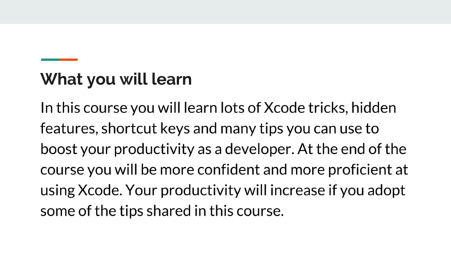 80 Xcode Tips To Improve Productivity - Xcode 9 iOS11 Swift4 – Screenshot 1