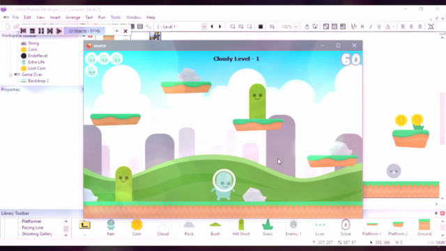 Build a Platformer Game in Clickteam Fusion 2.5 – Screenshot 3