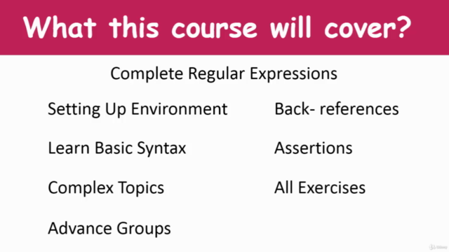 The Complete Regular Expressions Course with Exercises - Screenshot_03