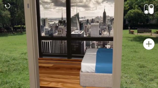 Augmented Reality Portal using Apple ARKit framework for AR – Screenshot 3