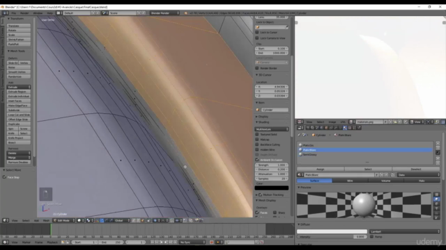 La création d'objets 3D avec Blender pour l'Unreal Engine 4 – Screenshot 3