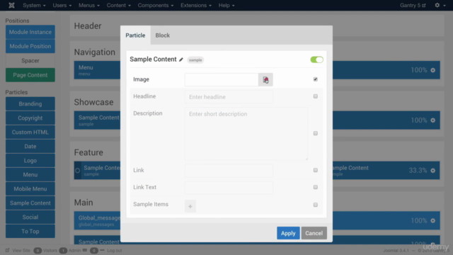 Crea partículas profesionales para Gantry 5 (Nivel Básico) – Screenshot 1