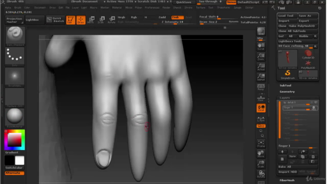Game Character Sculpting For Beginners with Zbrush & Maya – Screenshot 2