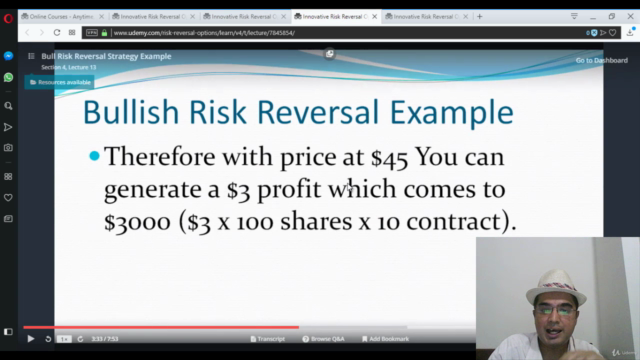 Advance Risk Reversal Options Trading Strategy Certification - Screenshot_02