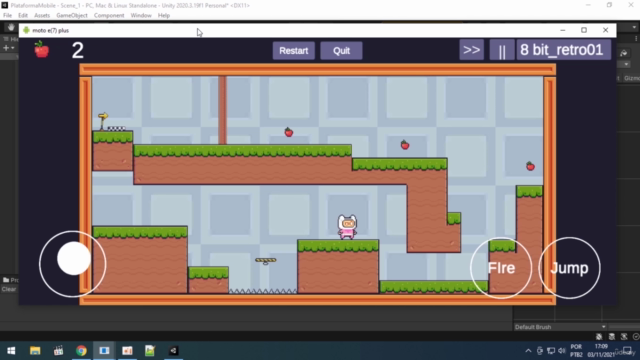 Unity 2D faça jogos para Android e PC – Screenshot 1