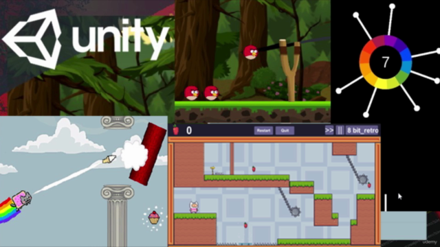 Unity 2D faça jogos para Android e PC – Screenshot 2