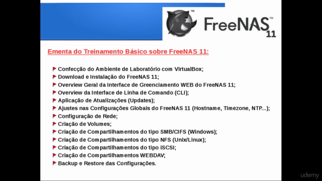 FreeNAS 11 - Treinamento Básico – Screenshot 3