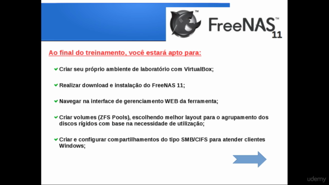 FreeNAS 11 - Treinamento Básico – Screenshot 4