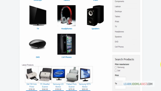 Sell Unlmited Products On Your Own Website With Joomla – Screenshot 1