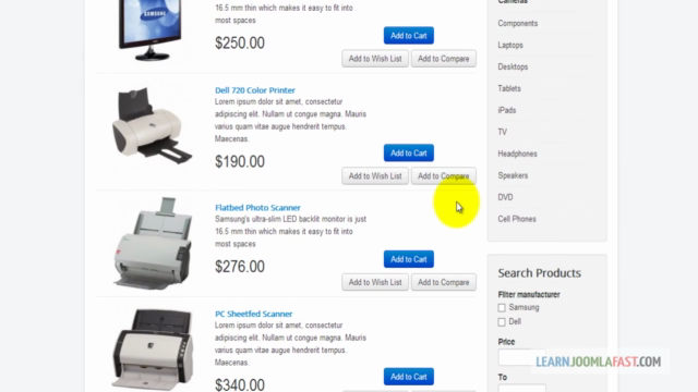Sell Unlmited Products On Your Own Website With Joomla – Screenshot 3