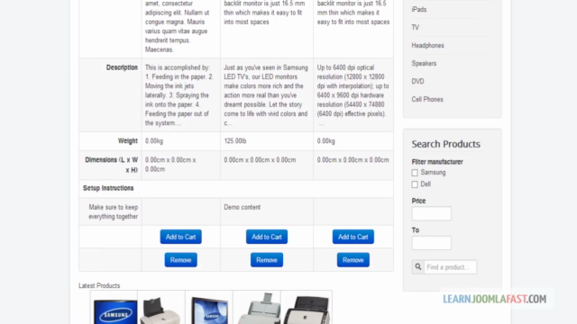 Sell Unlmited Products On Your Own Website With Joomla – Screenshot 4