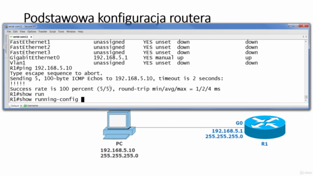CCNA po polsku - kurs sieci komputerowych - egzamin 200-301 – Screenshot 2