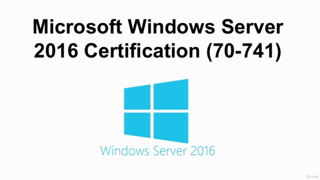 Microsoft Windows Server 2016 Certification (70-741) – Screenshot 1