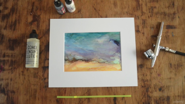 Alcohol Ink Abstract Play and Loosen Up Your Art with Air – Screenshot 4