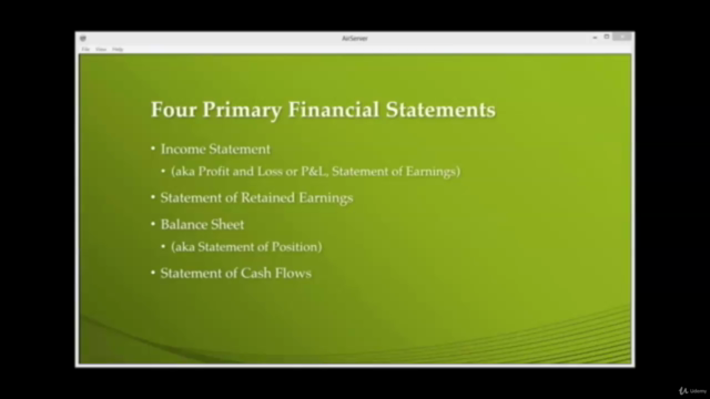Overview of Financial Statements: P&L, Bal. Sheet, Cash Flow – Screenshot 3