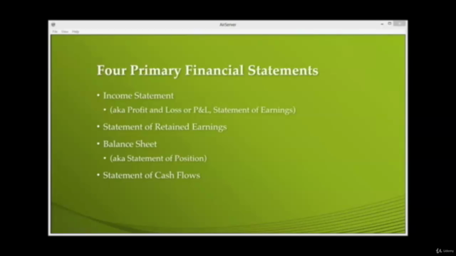Overview of Financial Statements: P&L, Bal. Sheet, Cash Flow – Screenshot 4