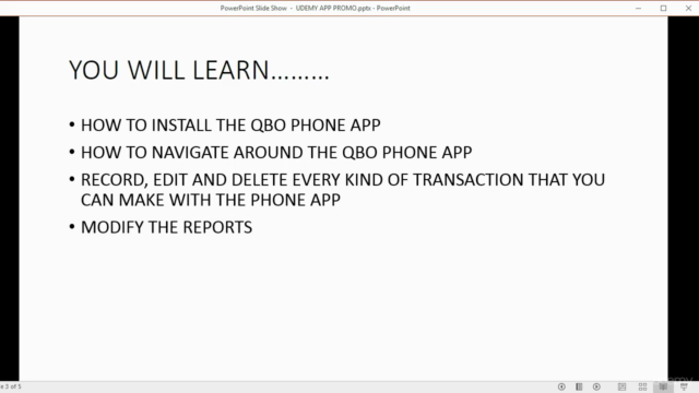 Mastering The QuickBooks Online Phone App – Screenshot 2