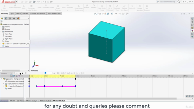 Solidworks Animation and Motion Analysis – Screenshot 1