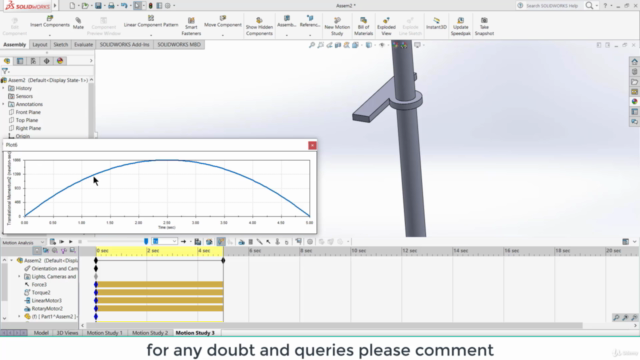 Solidworks Animation and Motion Analysis – Screenshot 3