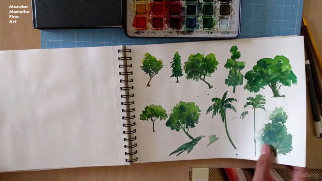 Sketchbook Everyday - Leaves in Watercolor – Screenshot 2
