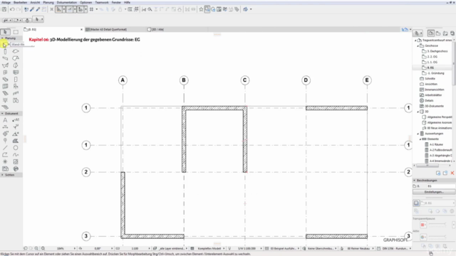 ARCHICAD - Tragwerksentwurf eines Autohauses – Screenshot 1