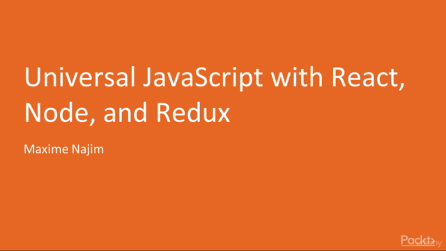 Universal JavaScript with React, Node, and Redux – Screenshot 1